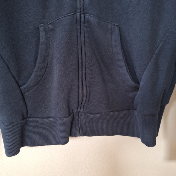 Puma Womens Zip Up Sweatshirt/Jacket Navy Pink Size M - Picture 4 of 6